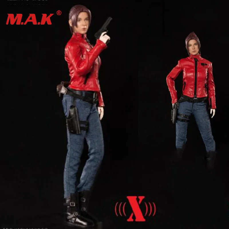 

X-TOYS 1:6th Red Jacket Clothes Accessories For Female Medium Bust PH Body X-021