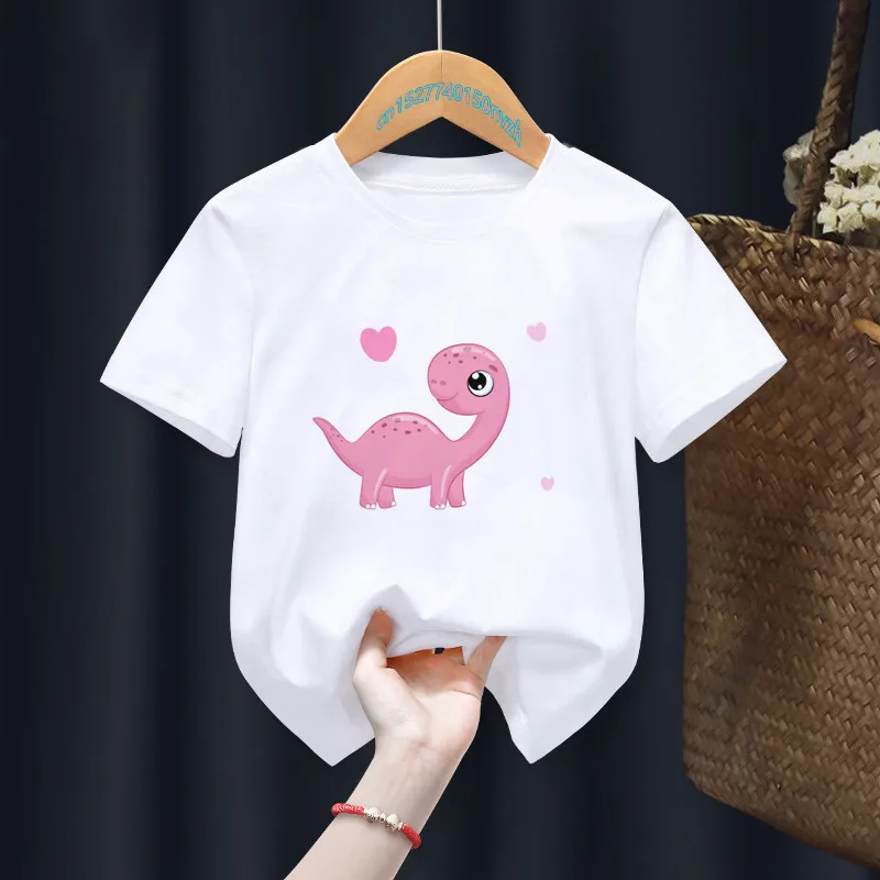 Camiseta blanca con estampado del Día de la madre para niños y niñas, ropa divertida Harajuku Kawaii, ropa Y2K para bebés, envío directo