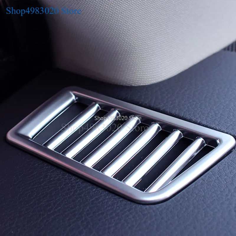 WELKINRY car auto cover styling For Lexus NX 2015 2016 ABS chrome front console air conditioning outlet air vent sticker trim