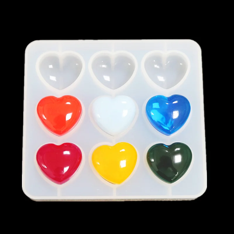 Popular1 PC Heart Claws Snowflower Silicone Resin Epoxy Jewelry Molds For DIY Crafts UV Resin Jewelry Tools