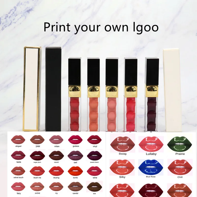 

50pcs High Glitter Shiny Lip Gloss Private Label Cosmetics Makeup Lipgloss Base Gel Vegan Liquid Lipstick Wholesale Bulk