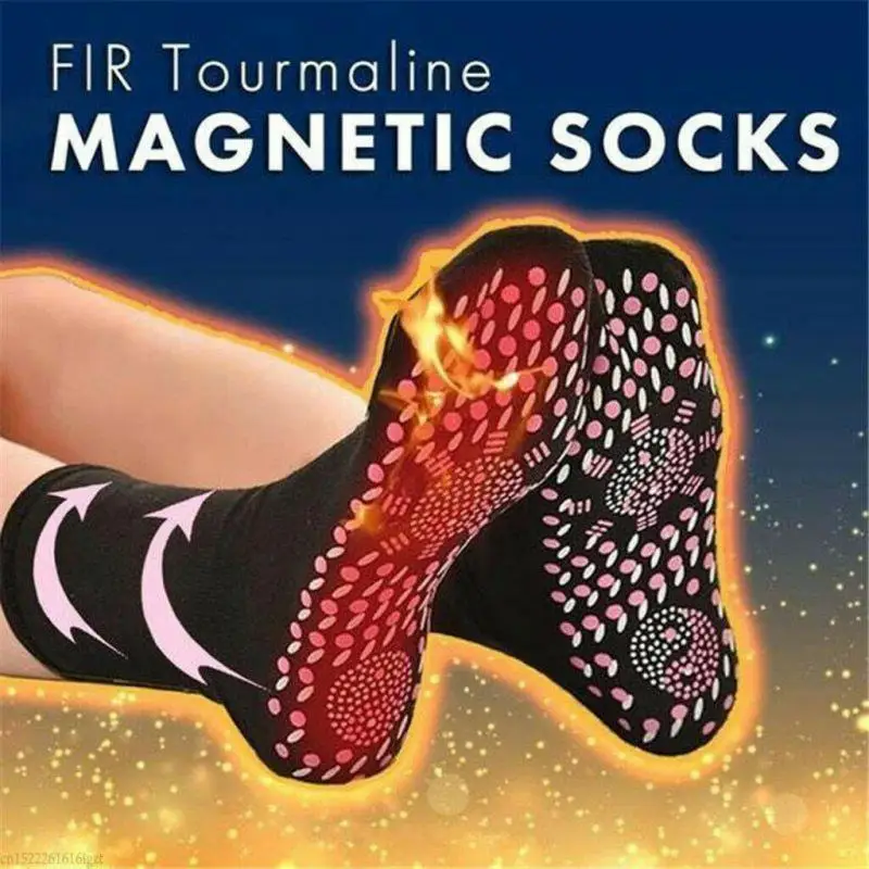 Self-heating Magnetic Socks Tour Outdoor Self Heated Socks Magnetic Therapy Comfortable Winter Warm Massage Socks Pression