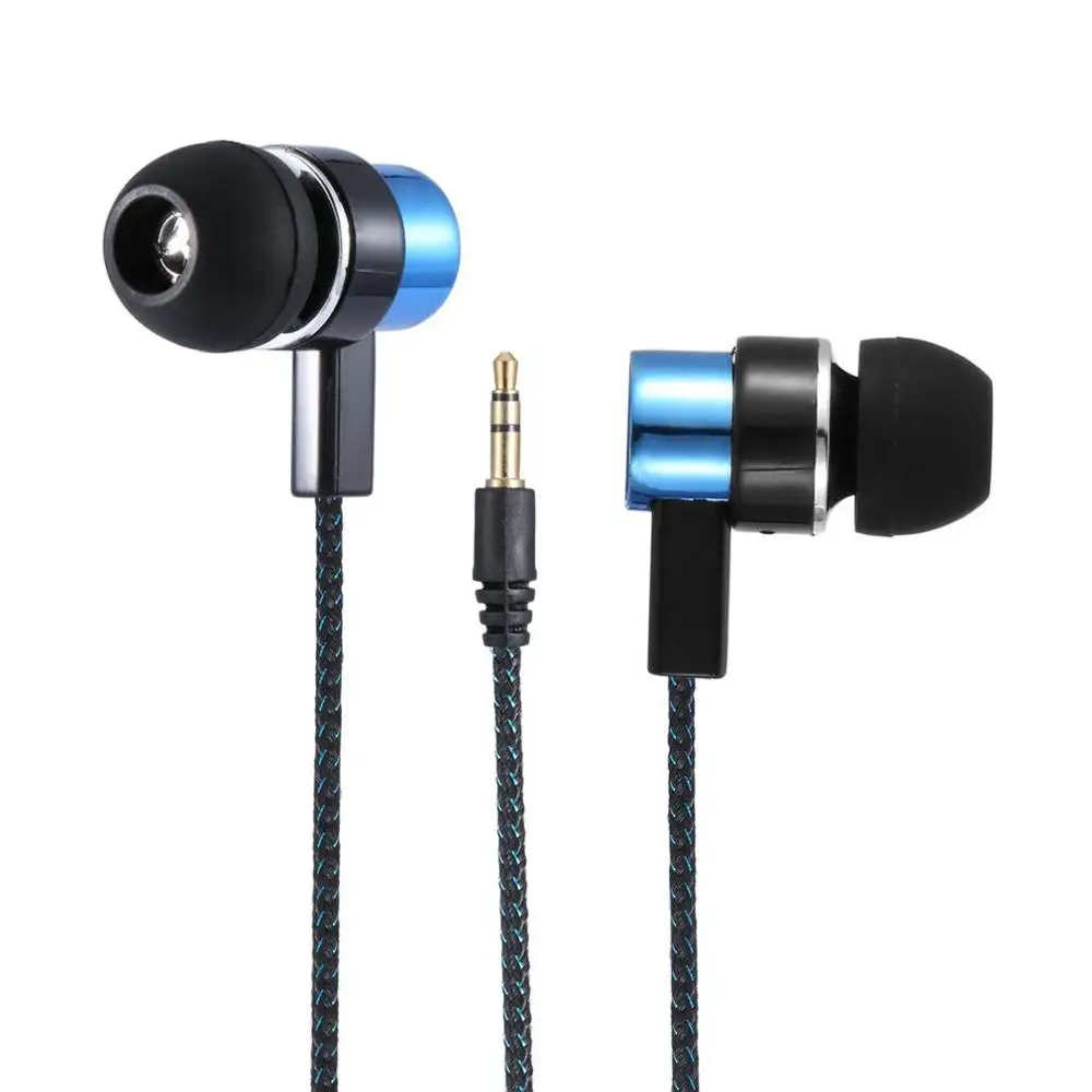 Stereo Surround Music Earphones Running Sports Wired Headset In-ear Noise Isolating 3.5mm Jack Earphone