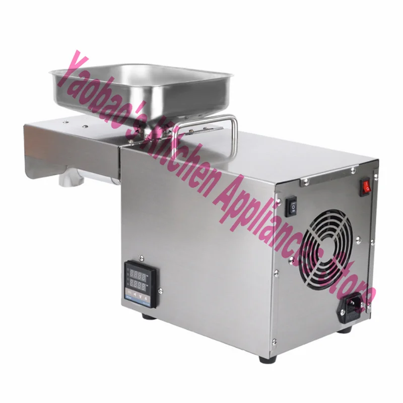 Stainless Steel Temperature Control Sesame Oil Machine Commercial Automatic Extractor Presser Hot Cold Oil Maker 220V/110V