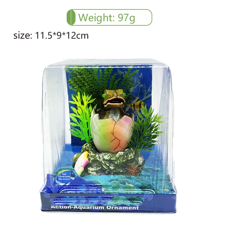 WinAquam Decoration BABY DINOSAUR HATCHING Fish Tank Ornament Decor for Aquarium Tank WJ06 Accessories