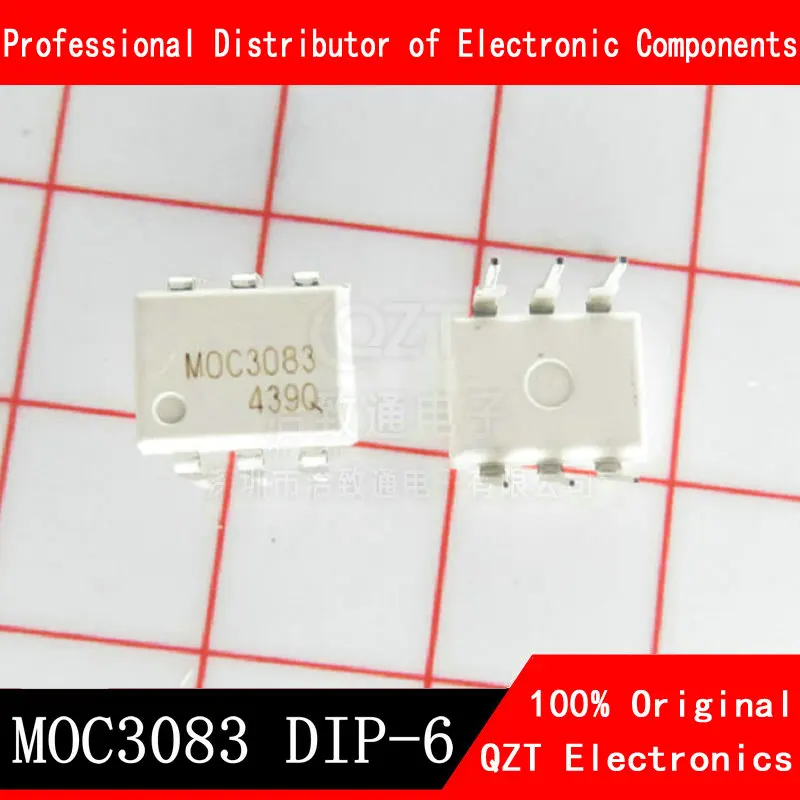 10PCS/LOT MOC3083 DIP6 DIP Photoelectric Coupler Optocoupler DIP-6 new and original IC