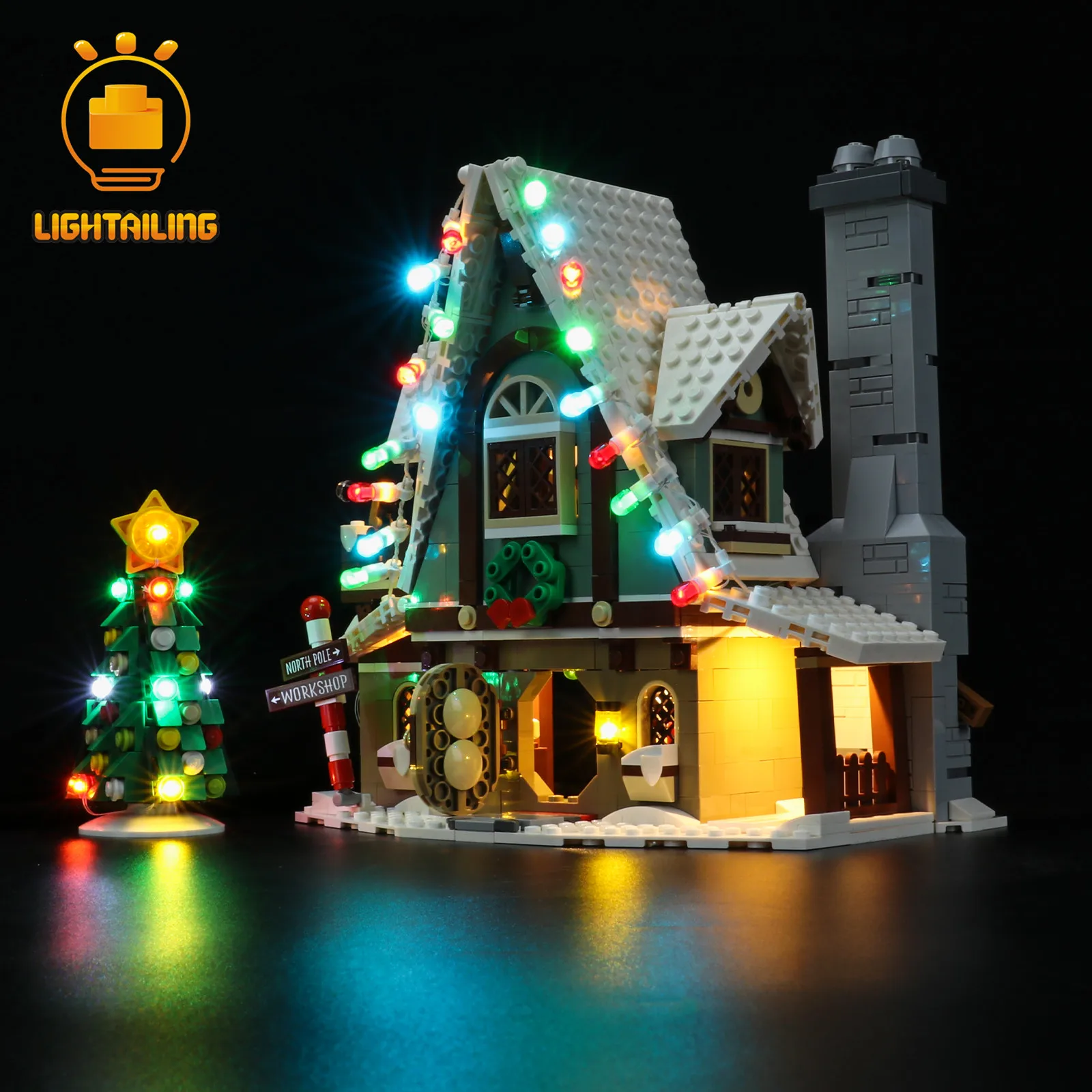 LIGHTAILING LED Light Kit For 10275 Elf Club House Building Blocks Set (NOT Include the Model) Bricks Toys for Children