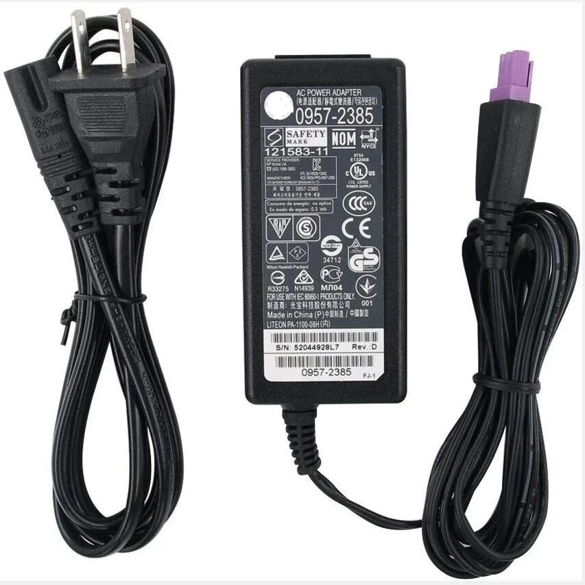 Power AC Adapter For HP Deskjet 1010 1012 1510(not PSC 1510) 1513 1514 1518 2515 2548 2540 2541 2542 2543 Manufacturer Refurbish