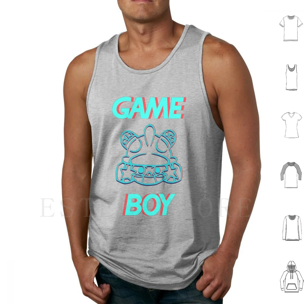 Game Boy Tank Tops Vest Wario Warioware 9 Volt