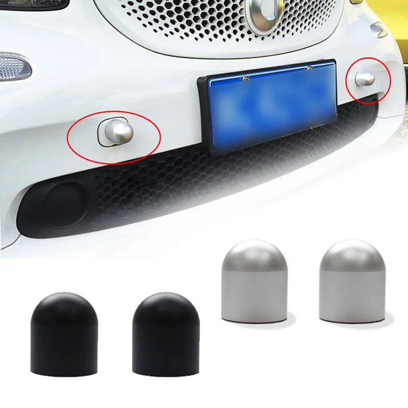 

2 шт. Автомобильная Наклейка металлическая Противоударная задняя защита для Mercedes SMART 453 Fortwo Forfour внешняя часть автомобиля