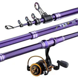 Super reinforced long-distance hunting spinning fishing rod 2.7-4.5m carbon telescopic casting pole carp rod sea fishing