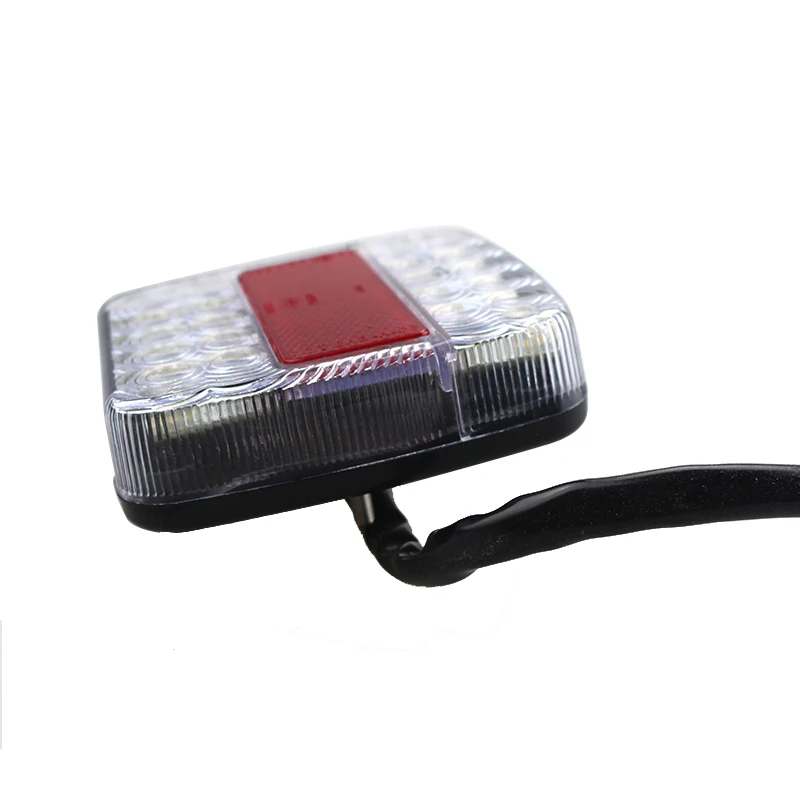 1/2Pcs 12V Samochodowe tylne światło przyczepy samochodowej Samochodowe 20 LED Tylne światło tylne Kierunkowskaz Tylne lampy Wodoodporne części tylne — zdjęcie 5