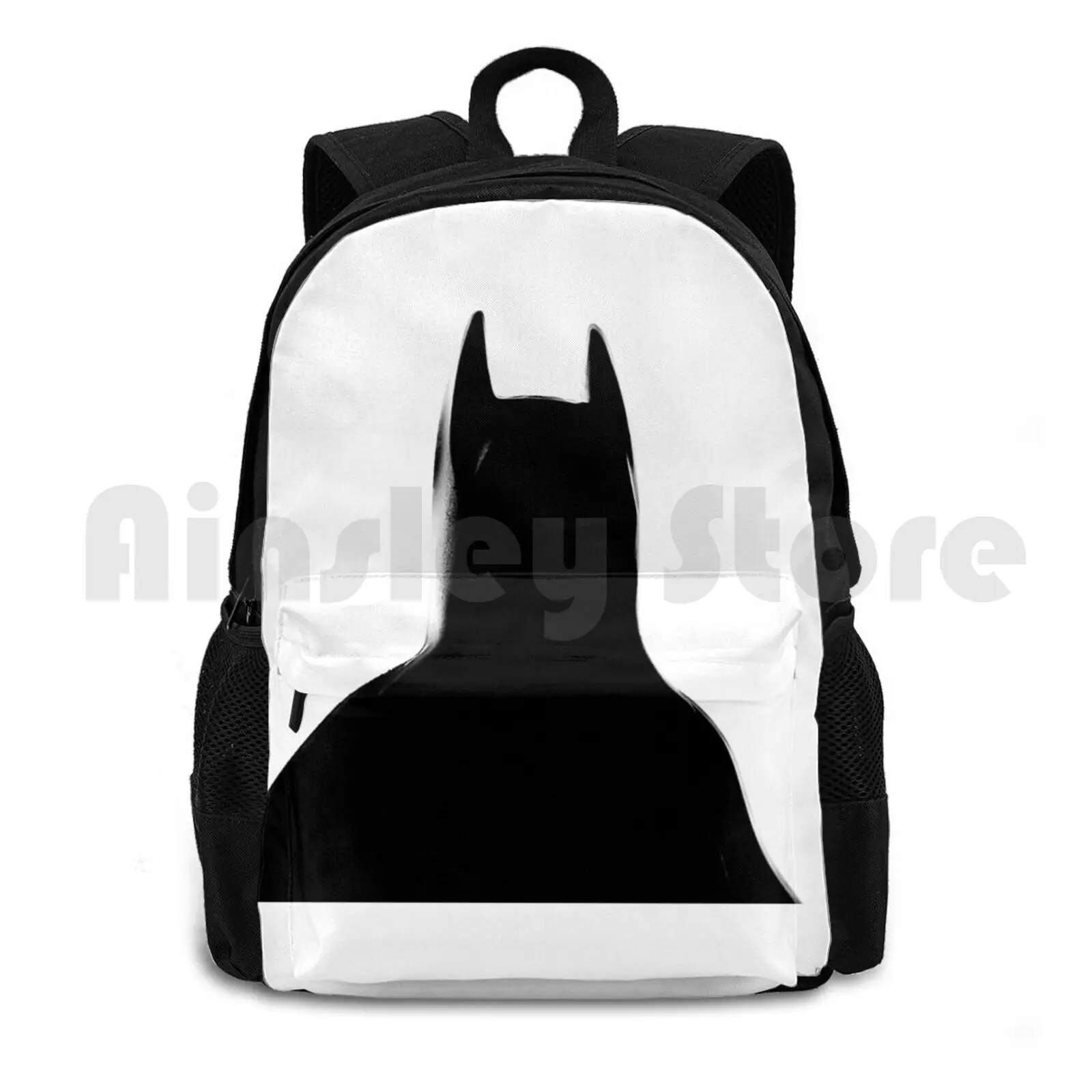 

Caped Superhero Silhouette Outdoor Hiking Backpack Waterproof Camping Travel Silhouette Superhero Comic Comic Book