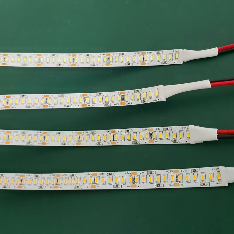 5M 1200LEDS 24V 3014 SMD LED Strip 12-14LM 240LED/M Gold Line  LED Ribbon LED Tape Light Cool White Warm White Natural White