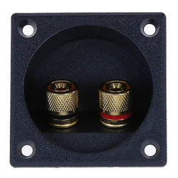 1PC Car Stereo Speaker Box Terminal Round Spring Cup Connector Subwoofer Plug High Quality Wholesale