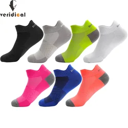 Calcetines tobilleros deportivos atléticos de nailon, Color brillante, para exteriores, baloncesto, bicicleta, correr, transpirables, de secado rápido, para viajes