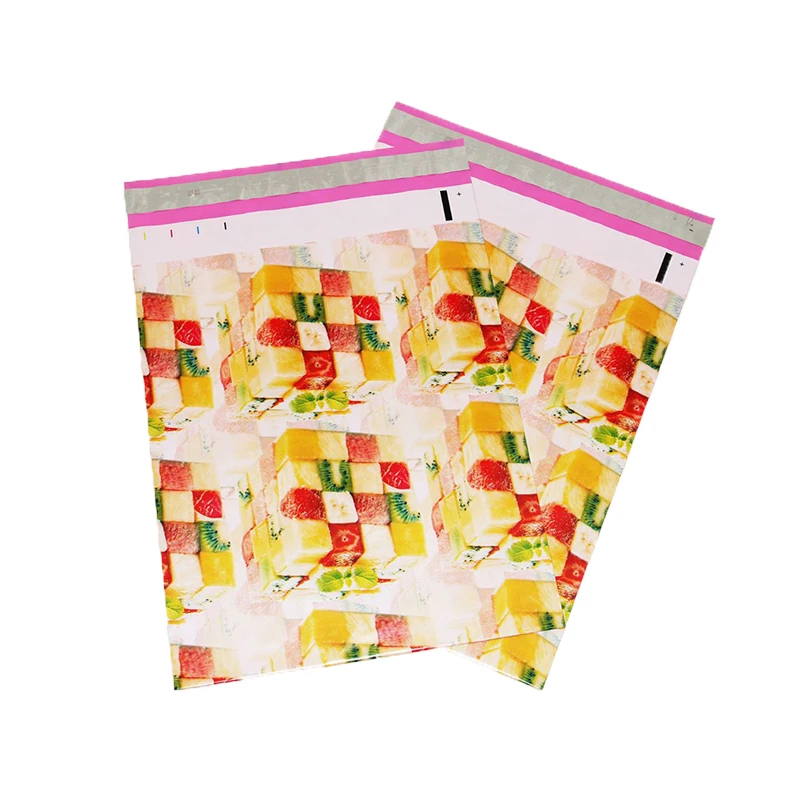 

100Pcs Colorful Poly Mailer Fruit Rubik's Cube Courier Bag Self Sealing Adhesive Shipping Envelope Plastic Packaging Bags