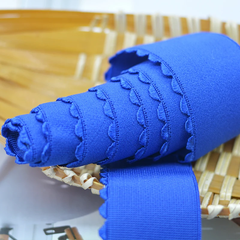 4cm crescent edge double-sided elastic band accessories pants skirt waist panties skin-on belt