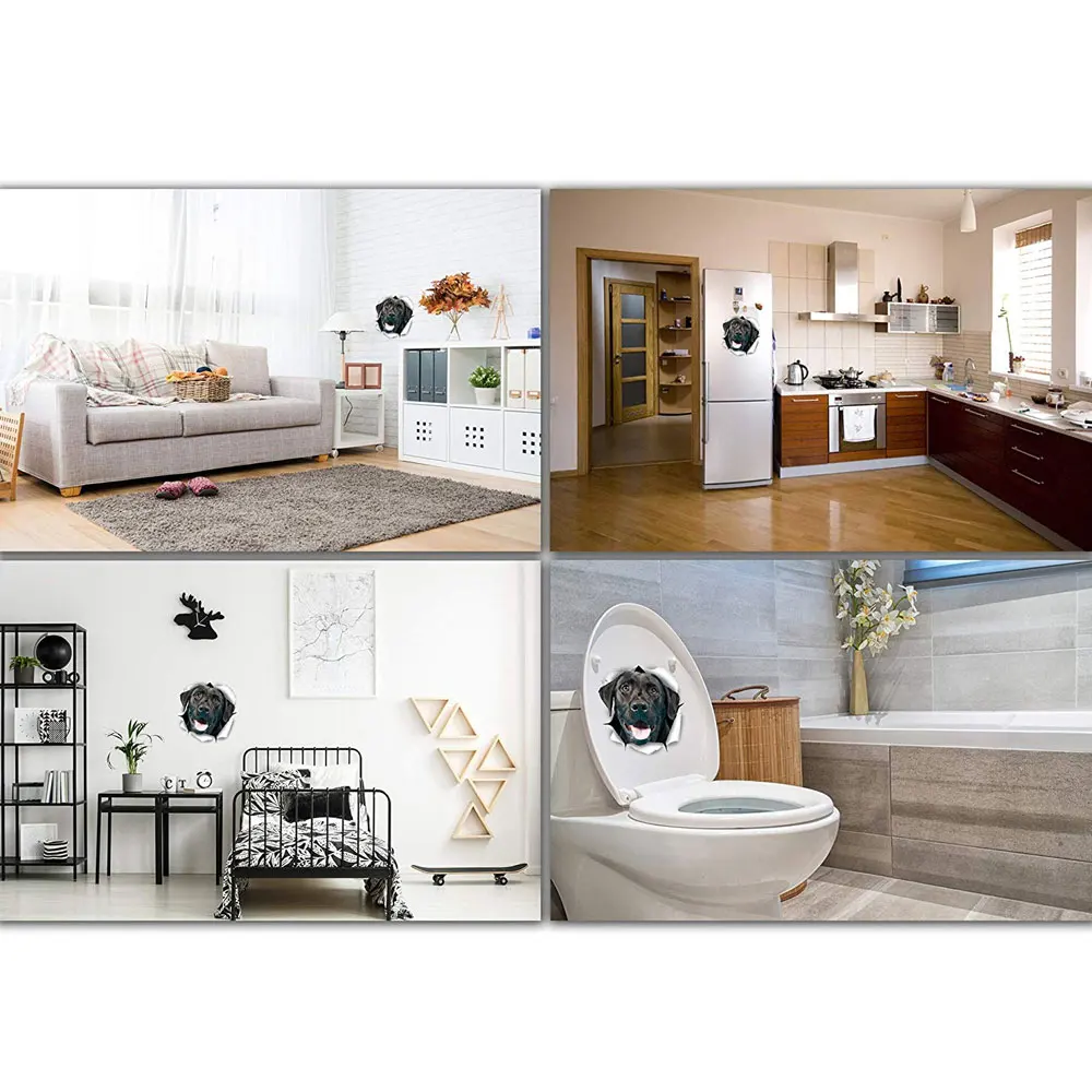 DSYCAR 2Pcs/Lot Car-Styling 3D Car Stickers Realistic Insects Flys Cricket Dragonfly Bee Personality Waterproof Car Accessories