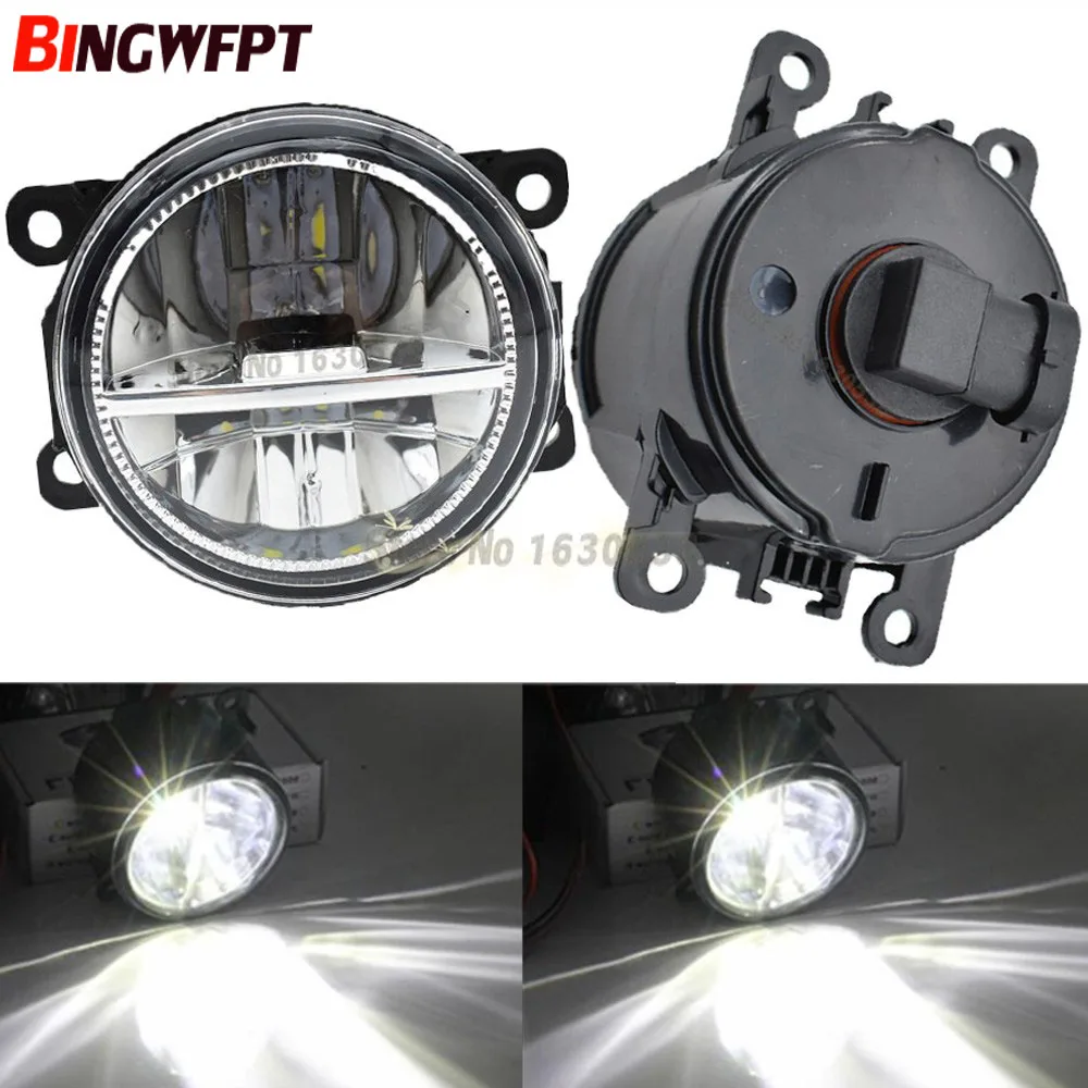 2PCS For Mitsubishi Pajero Sport /Montero Sport/Nativa/Prajero Dakar 9-Pieces Led Fog Lights H1112V 55W Halogen Fog Head Lamp