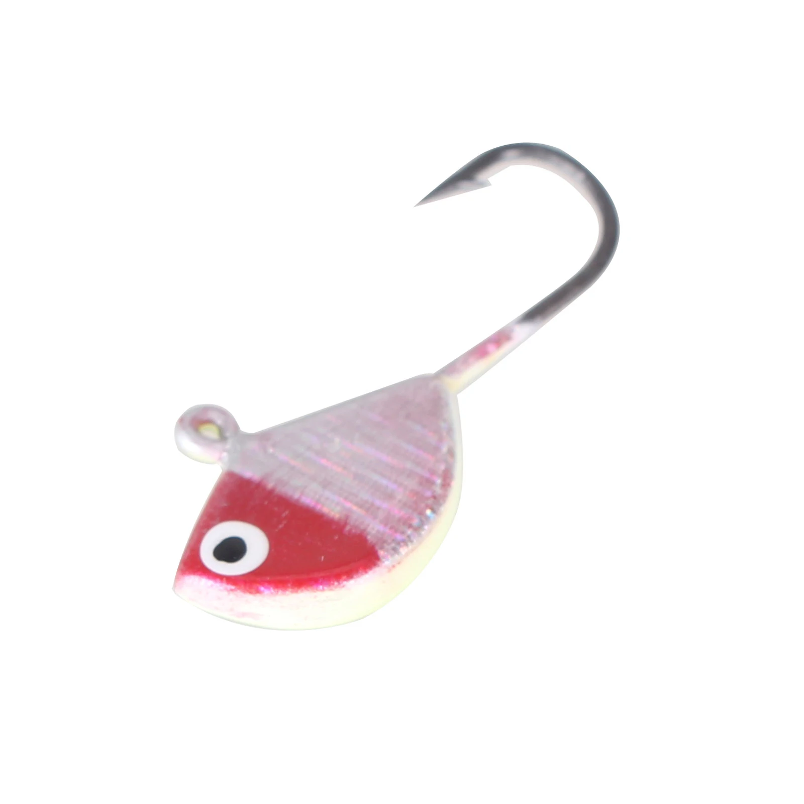 DNDYUJU 4pcs/lot Winter Fishing Lure Ice Fishing Jig Bait 2.5cm 2.3g Mini Metal Fish Lead Head Hook Bait Fishing Tackle