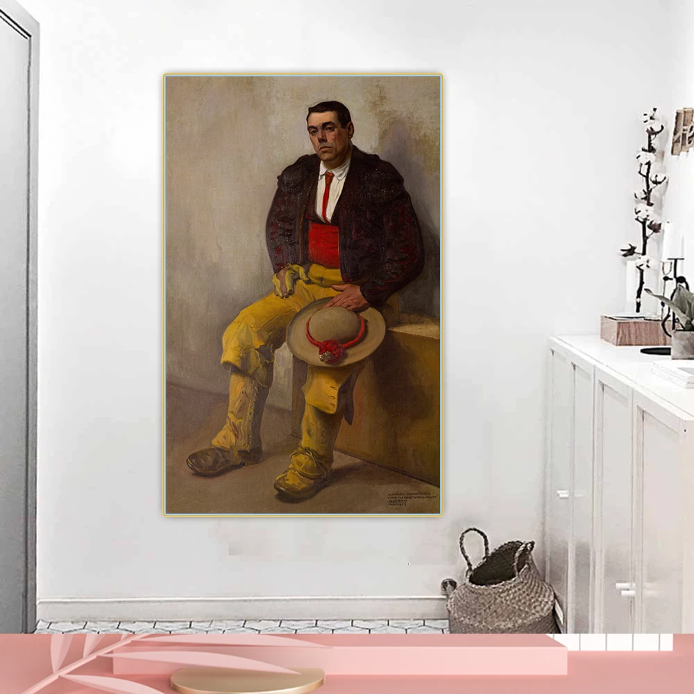 Diego Rivera《The Picador》Canvas Art Oil Painting Artwork HD Print Poster Picture Wall Hanging Decor Home Living Room Decoration