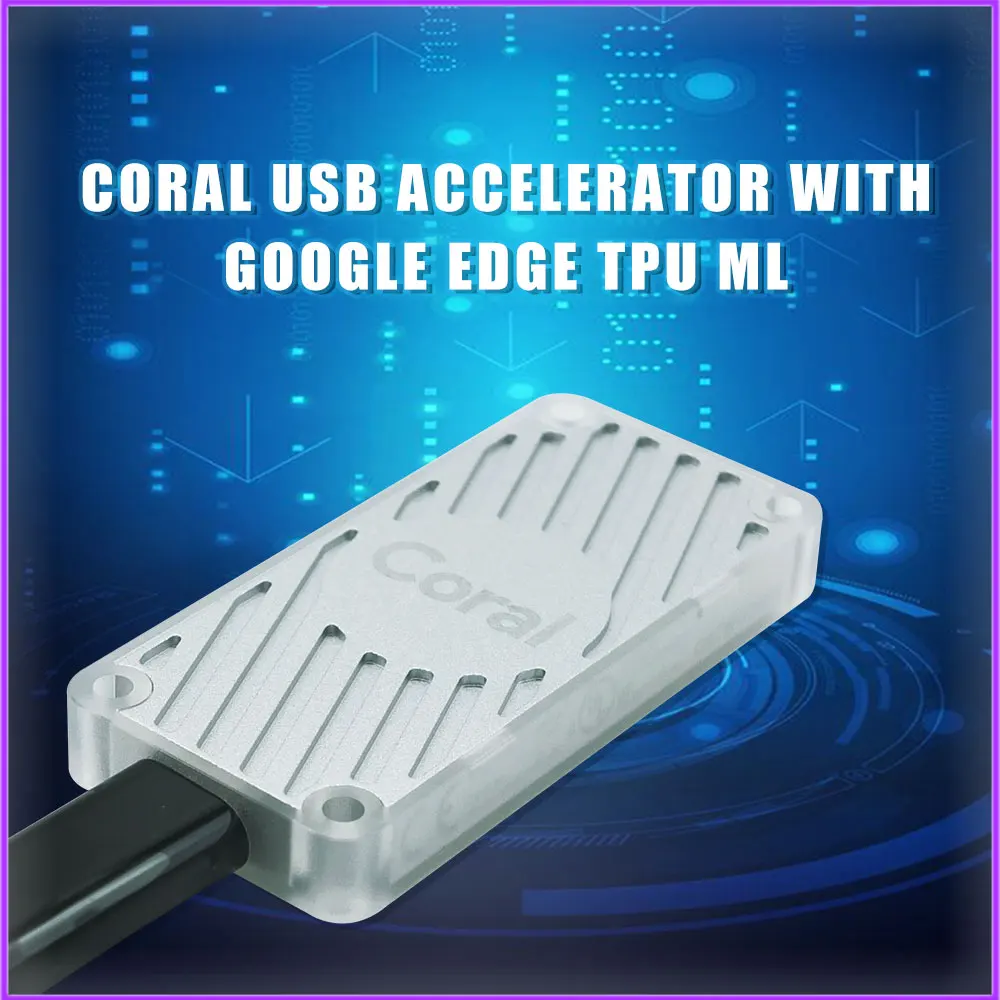 

Coral USB Accelerator with Google Edge TPU ML accelerator coprocessor