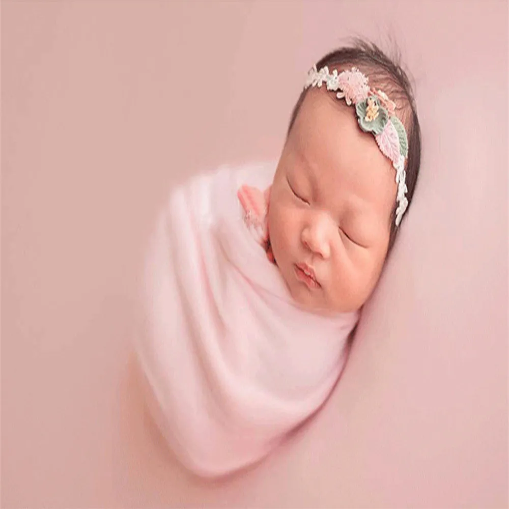 Wrap Newborn props 40X160cm Stretch Wrap Cloth Newborn Photography Props Wraps Swaddle Muslin Wraps Baby Photo Props Accessories