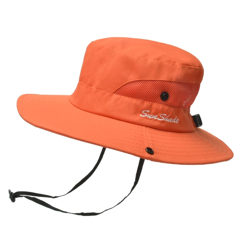 

Women Bucket Hats Kids Sun Hat Solid Sun Protection Waterproof Boonie Hat for Fishing Hiking Garden Safari Beach