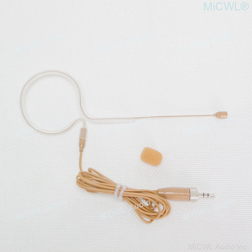 Braunes sl earset headmic headset mikrofon für senn heiser g3 g4 g5 drahtloses system bühne dj karaoke sing aufnahme mikrofon