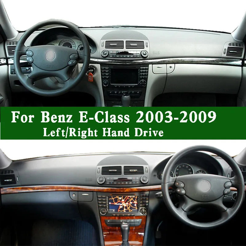 

For Mercedes-Benz E-Class 2003-09 E320 500 280 200 W211 Dashmat Dashboard Cover Instrument Panel Pad Dash Mat Anti-Dirt Proof