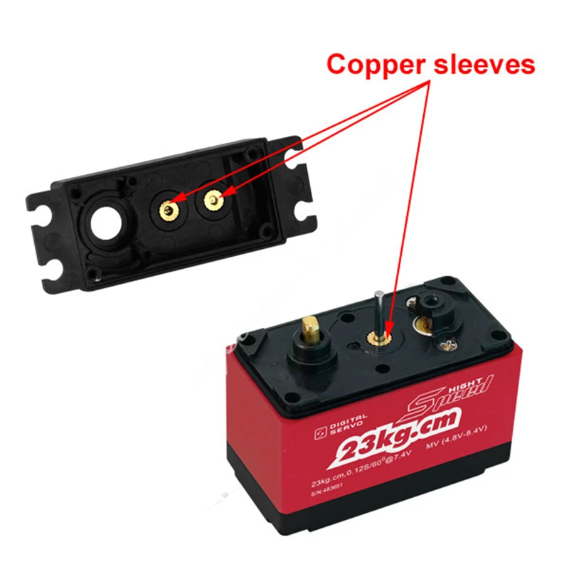 التروس المعدنية المؤازرة الرقمية عالية الجهد مقاوم للماء KINGMAX DCS2016SP 60g 21 كجم. سم لطائرة RC 28-50cc طائرة دخول المستوى سيارة روبوت