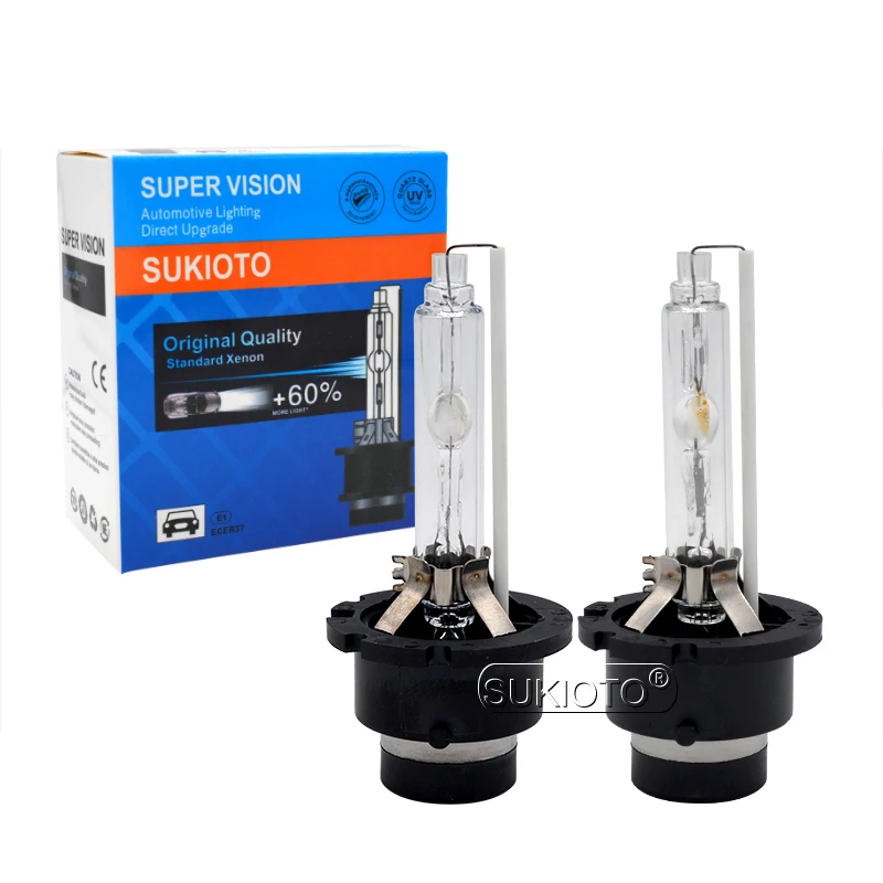 

SUKIOTO 35W Xenon D1S Xenon HID лампа D1S D3S 6000K 4300K 5000K 8000K Надяскрава HID лампа для комплекту баласту для фар D1S D3S