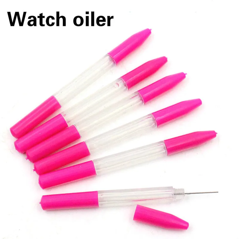 1PC Precision Oiler Pen Pin Needle Oil Lubricant For Watch Clock Sewing Repair Tool Kit Mini Lubricant Oil Pen Needle