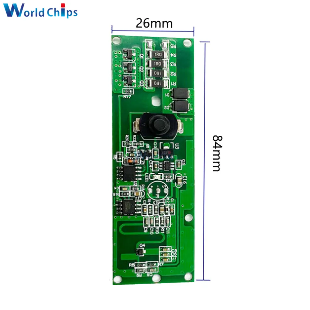 Microwave Radar Sensor Module DC 3.2V 3.7V Solar Lamp Control Board 15S Delay with Remote Control for Home Wall Lamp Lights