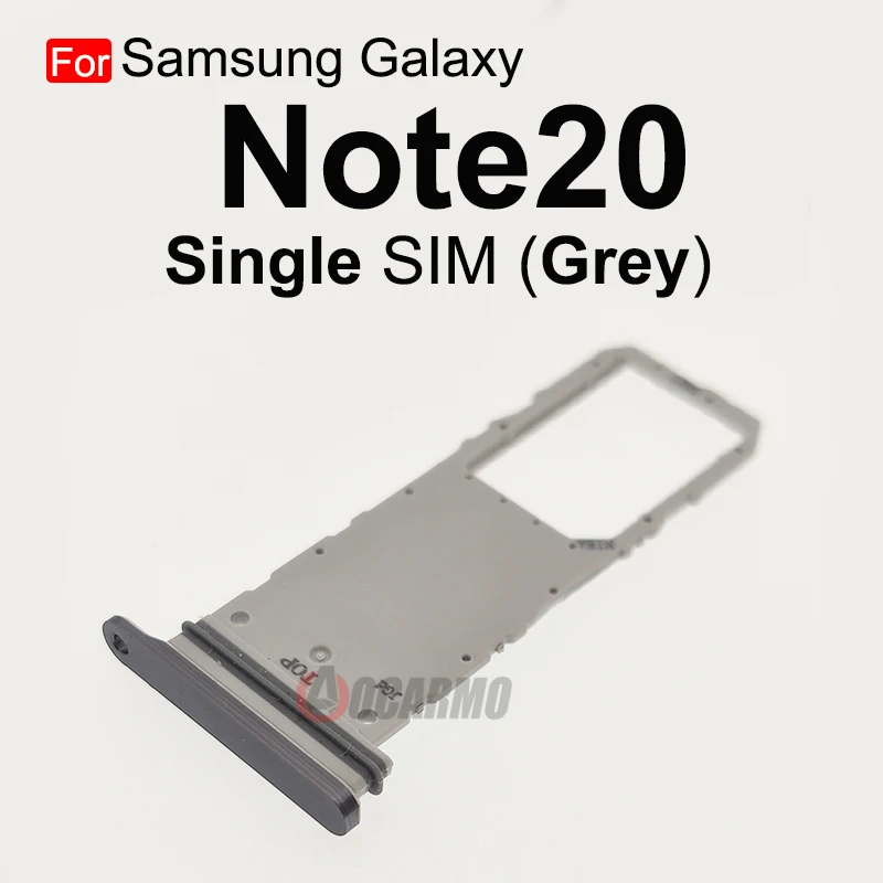 Aocarmo For Samsung Galaxy Note 20 NOTE20 SIM Tray Micro SD Memory Card Slot Holder Replacement Parts