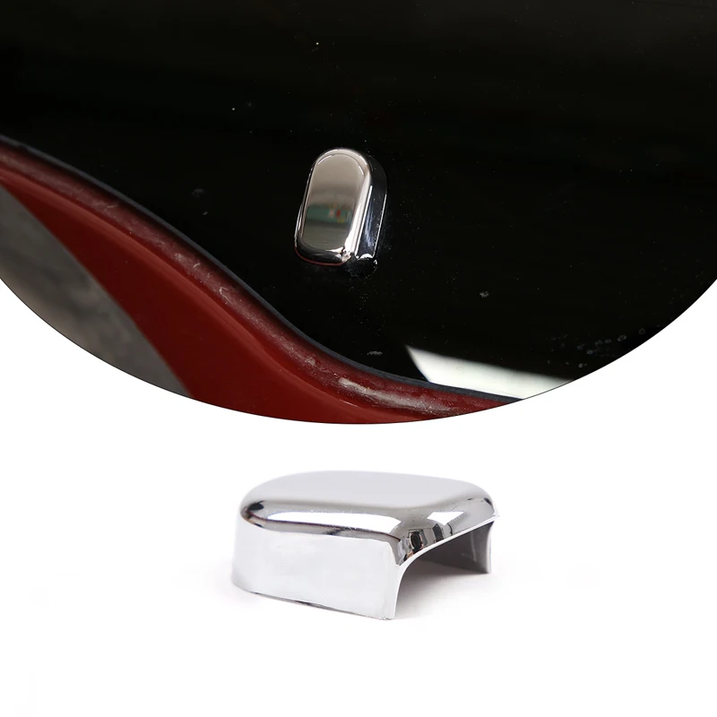 

For Toyota FJ Cruiser 2007-2021 ABS Silver Car Tail Door Glass Handle Decorative Cover Trim Auto Styling Exterior Accessories