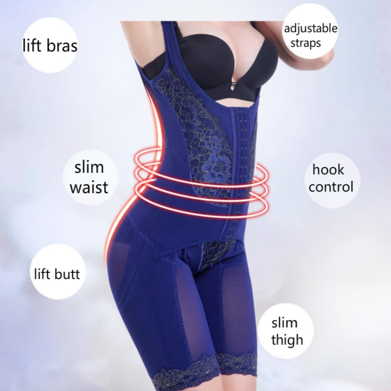 Women Shapers Slimming Body Lingeries Control Abdominal Bodysuits Bra Lifter Shapewear Magnetic Corset