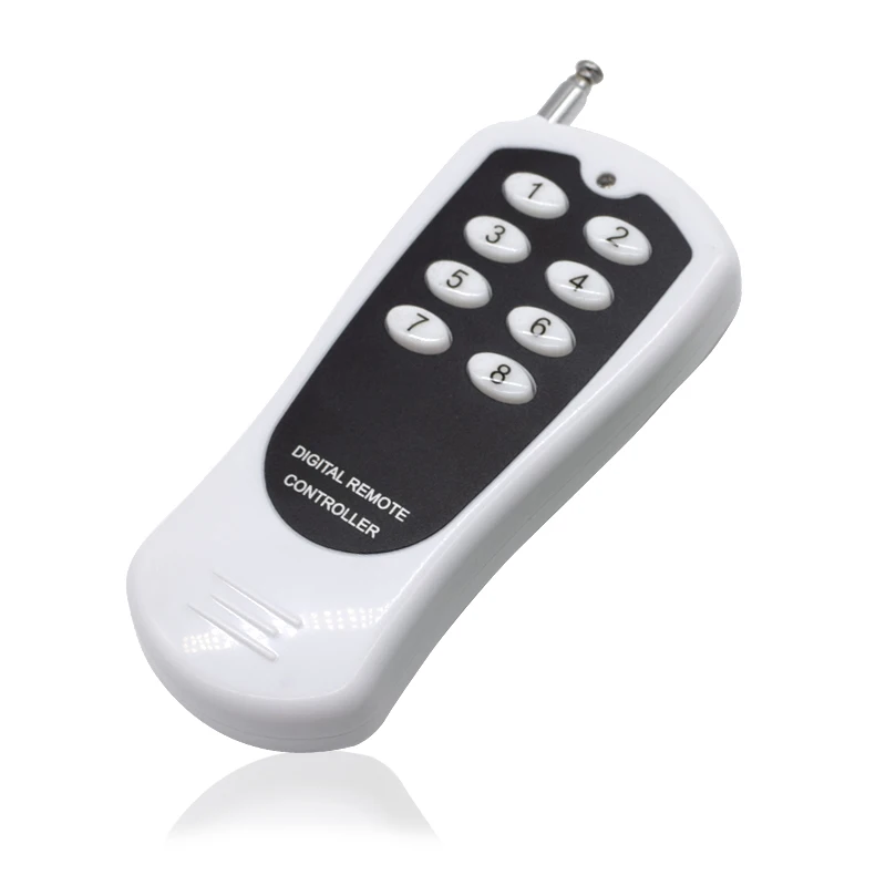 433MHz 8CH 12CH 6CH Wireless Remote Control Transmitter 6/8/12 Buttons 1527 Learning Code