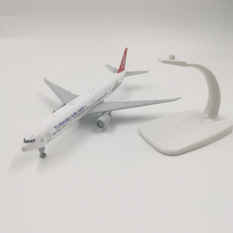 JASON TUTU 20cm Turkish Airlines Boeing B777 Airplane Model Aircraft KLM B7471:300 scale Diecast Metal EVA Air B747 Plane