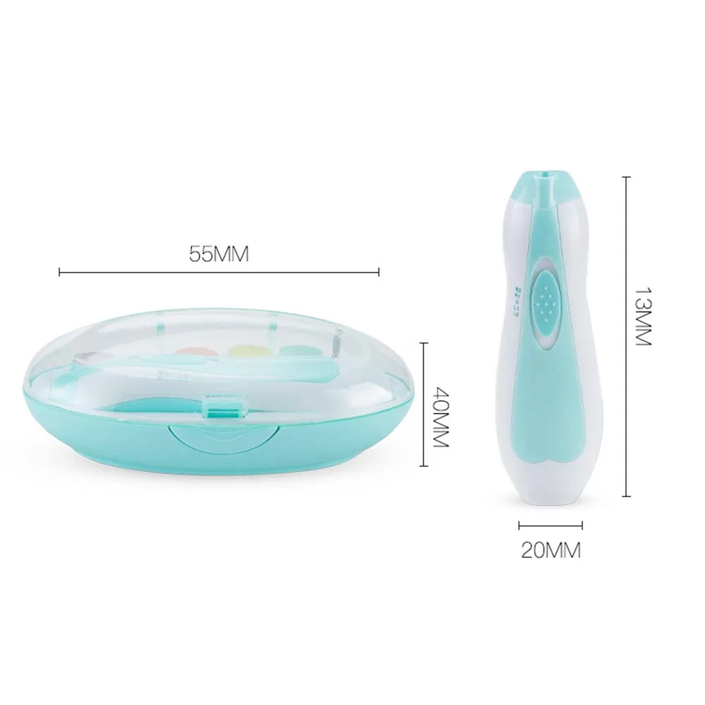 Baby Nail Trimmer Electric Cutter Baby Care Infant Nail Clipper Trimmer Set Quiet Safe Nail Cutter