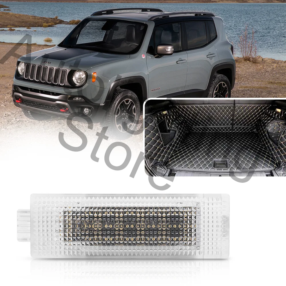 

1Pc LED Car Trunk Boot Lamps Compartment Light Interior Courtesy Lights For Jeep Renegade 2015-2021 Luggage Ceiling Lamp