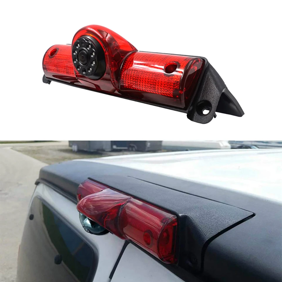 Car Brake LED Light Rear View Backup Camera For CHEVROLET Express GMC Savana Cargo Van Parking Reversing Camera High Quality