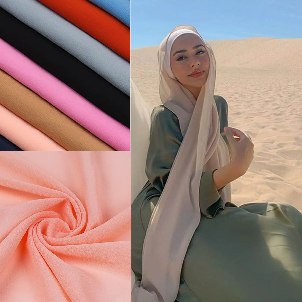 JTVOVO RUNMEIFA 2021 nuove donne bolla Chiffon estate velo sottile Hijab musulmano arabo indiano sciarpa islamica scialle testa avvolgere turbante