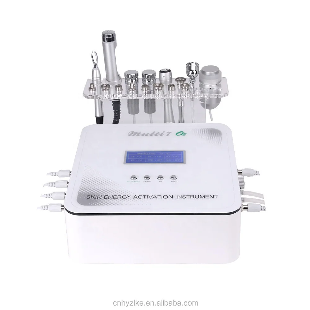 Hot Selling Micro-current Portable Mesotherapy Beauty Equipment 7 In 1 Multi-Functional BIO Dermabrasion Beauty Machine