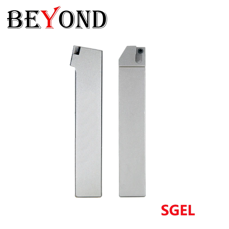 BEYOND External Turning Tool SGEL 1616 SGEL1616-D SGEL2020-D Anti-Knock Shank End Groove Spring Steel CNC Lathe Tools Cutter Rod