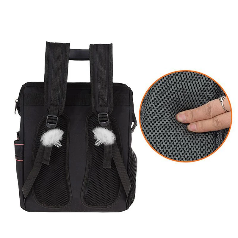 Zaino per attrezzi multifunzione zaino per attrezzi impermeabile borsa per attrezzi in tessuto Oxford borsa per attrezzi per riparazione elettricista con Kit riflettente