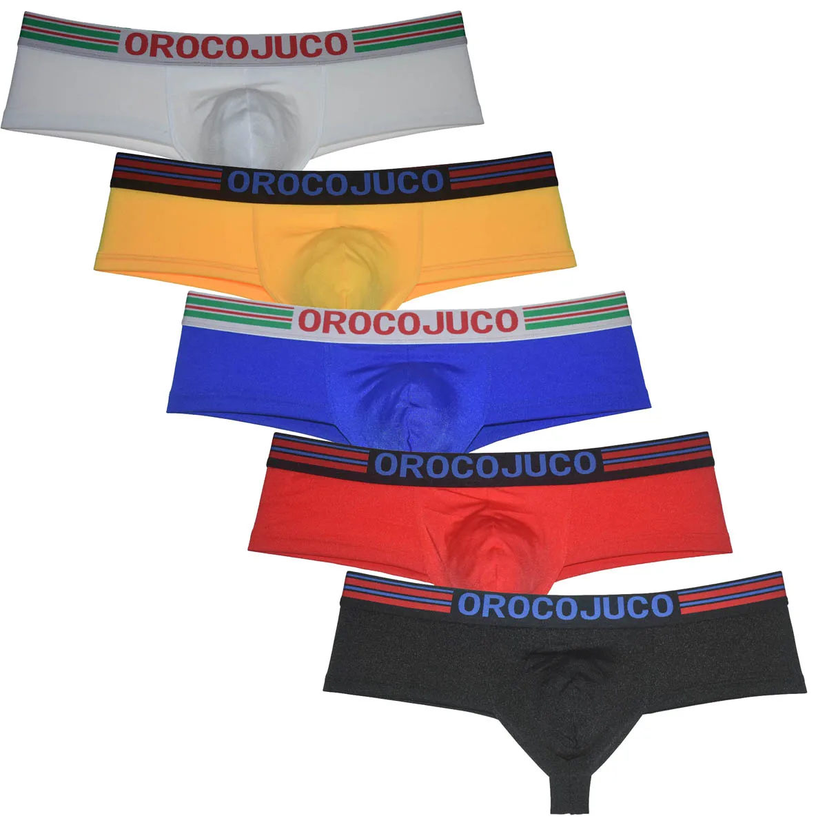 Cueca masculina box 1/2, roupa íntima para homens com cobertura traseira bracelete, biquíni ultra cheiroso