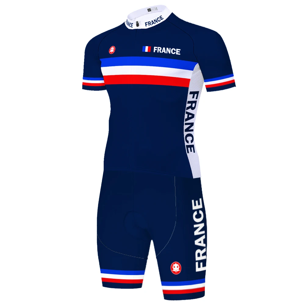 2023 france One Piece triathlon Skinsuit Roupa De Ciclismo Masculino Conjunto Ciclismo Uniforme Ciclismo Hombre 자전거의류 Ropa