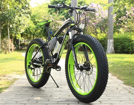 Fat Tire Aluminum Alloy 350W 500W 26 Inch 21 Speed Snow Electric Mountain Bike E Dirt Bicycle